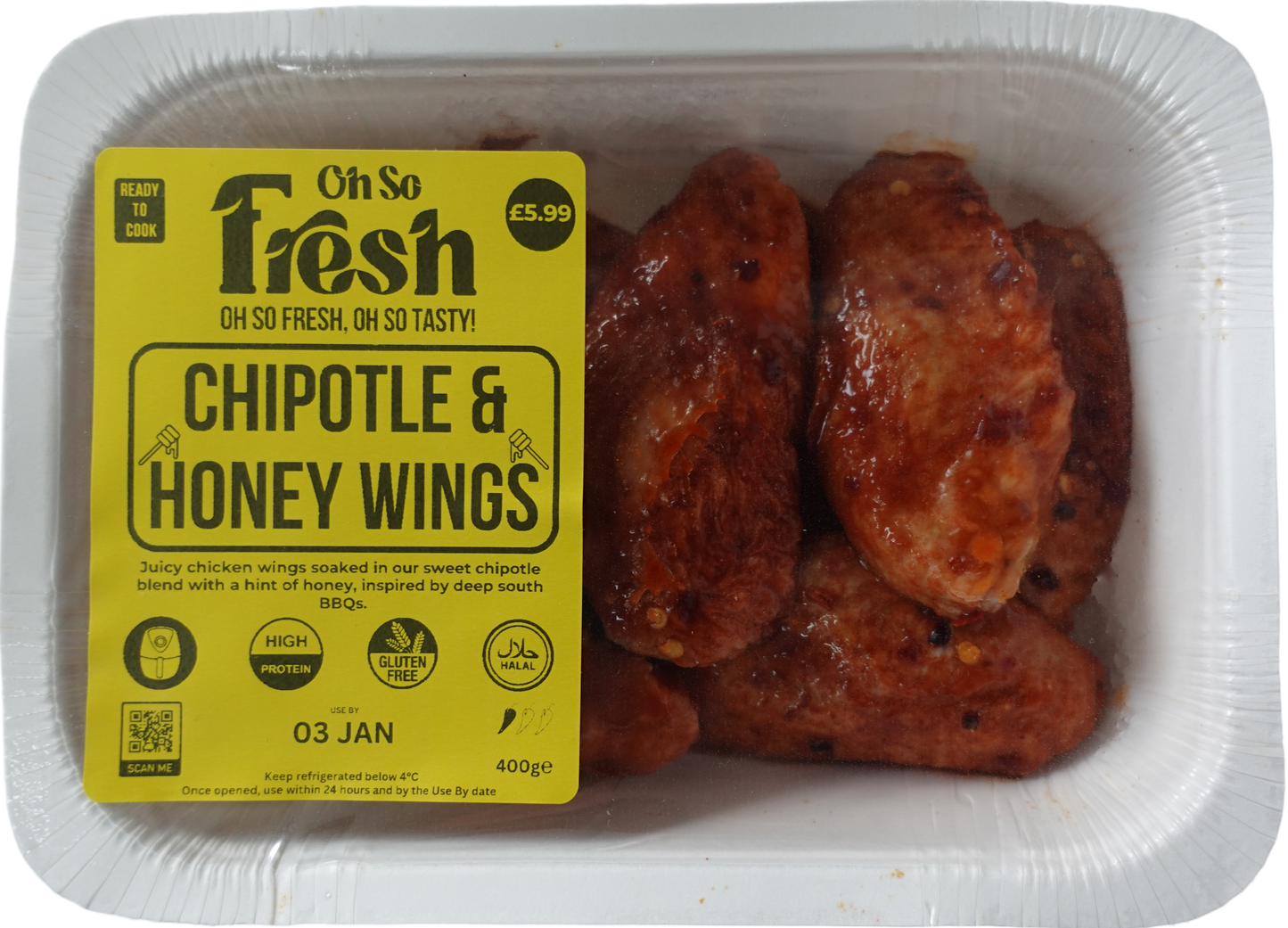 Chipotle & Honey Wings